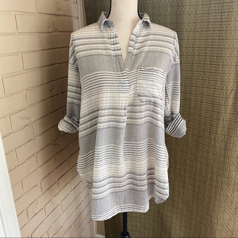 BDG Urban Outfitters Striped Popover Tunic Beach
